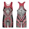 DIYUME Unisex Girls Full Sublimated Printing Singlet for Wrestling, MMA & Powerlifting, Youth Boys Unisex Adult view 1