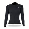 HXBER 2mm Neoprene Men Women Diving Top with Front Zipper Wetsuits Jacket Long Sleeves Wetsuit Top for Snorkeling Diving Surfing Water Sports Swimming view 1