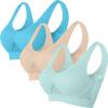 3 Packs Breathable Liftup Air Bra for Women Comfort Cool Sports Bras for Sagging Breasts Wireless Push Up Bralettes view 1