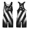 DIYUME Custom U.S.A. Tournament Wrestling Singlets Active Bodysuit Add Your Logo,Youth Mens Womens Sizes