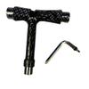 GHOST BOARDS Y3 Skateboard Tool Kit - All-in-One T Tool for Skateboard, Longboard, & Roller - Multi-Function Portable Skate Tool with T-Type Allen Key & L-Type Phillips Head Wrench (Carbon Fiber) view 2