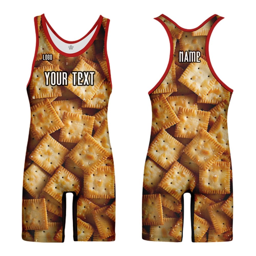 DIYUME Unisex Biscuit Full Sublimated Printing Singlet for Wrestling, MMA & Powerlifting, Youth Boys Unisex Adult