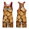 DIYUME Unisex Biscuit Full Sublimated Printing Singlet for Wrestling, MMA & Powerlifting, Youth Boys Unisex Adult view 1