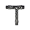 GHOST BOARDS Y3 Skateboard Tool Kit - All-in-One T Tool for Skateboard, Longboard, Roller & Skate - Multi-Function Portable Skate Tool with T-Type Allen Key & L-Type Phillips Head Wrench (Zebra) view 1