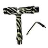 GHOST BOARDS Y3 Skateboard Tool Kit - All-in-One T Tool for Skateboard, Longboard, Roller & Skate - Multi-Function Portable Skate Tool with T-Type Allen Key & L-Type Phillips Head Wrench (Zebra) view 2