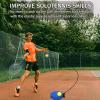 ZHUOKECE Tennis Rackets for Adult, 2 Players Adult Recreational Tennis Rackets Set for Beginners and Professional with 4 Tennis Balls, 3 Overgrips, 1 Tennis Bag (Dark Blue) view 4