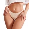 DEANGELMON G-string Thongs Women Panties No Show Thong Seamless Underwear Low Rise Comfortable Microfiber Workout Pack (6P2,XL-Hnew) view 2