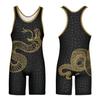 DIYUME Custom Snake Wrestling Singlet,Animal Pattern Powerlifting Singlet Sleeveless Jumpsuit view 2