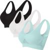 3 Packs Breathable Liftup Air Bra for Women Comfort Cool Sports Bras for Sagging Breasts Wireless Push Up Bralettes view 1