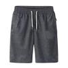 XZQYJKP Mens Sports Solid Drawstring Board Trunk Beach Pants Shorts Summer Thin Trousers Zippered Pocket Loose Sweatpants dark gray XS view 1