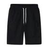 XZQYJKP Mens Sports Solid Drawstring Board Trunk Beach Pants Shorts Summer Thin Trousers Zippered Pocket Loose Sweatpants dark gray XS view 4