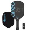 AIREO Falcon Pro O16 Pickleball Paddle, Raw Toray T700 Carbon Fiber with 16mm Polypropylene Core Pickleball Paddles, USAPA Approved Lightweight Pickle Ball Paddle view 1