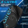 AIREO Falcon Pro O16 Pickleball Paddle, Raw Toray T700 Carbon Fiber with 16mm Polypropylene Core Pickleball Paddles, USAPA Approved Lightweight Pickle Ball Paddle view 2