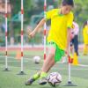 RENLXFI 3ft/4ft/5ft Height Soccer Training Slalom Poles, Agility Training Equipment with Rubber Base for Soccer Drills Dribbling Sports, Coaching Sticks(1.5m/59.1in,9packs) view 2