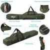 HXBER 3 Layers Fishing Pole Bag Portable Folding Rod Carry Case Fishing Reel Tackle Storage Bag Case view 2