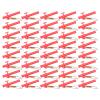 4Bags Fishing Line Sinker with Metal Snaps ABS Slider Clip Zip Boom, Braid Weight Connector Slide Rig Booms Lock Saltwater Tackle Accessories for Boat Sea Surf Sliding Rigs (red) view 1
