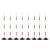 RENLXFI 3ft/4ft/5ft Height Soccer Training Slalom Poles, Agility Training Equipment with Rubber Base for Soccer Drills Dribbling Sports, Coaching Sticks(1.5m/59.1in,8packs) view 1