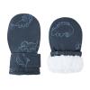 American Trends Infant Baby Gloves Winter Toddler Snow Gloves Waterproof Toddler Mittens Fleece Lined Kids Ski Mittens Print Navy S (Fits 6-18 Months) No Thumb view 1