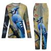 Blue Jay Womens 2 Piece Pajamas Sets Long Sleeve Sleepwear Top and Pants Loungewear view 4