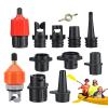 Shakven Inflatable Paddle Board Pump Adapter | Pumping Head Connector for Inflatable Kayak Paddle Board,Paddle Board SU-P Inflatable Pump Adapter Kits,9 Nozzles Included view 1