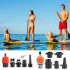 Shakven Inflatable Paddle Board Pump Adapter | Pumping Head Connector for Inflatable Kayak Paddle Board,Paddle Board SU-P Inflatable Pump Adapter Kits,9 Nozzles Included view 3