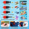 Shakven Inflatable Paddle Board Pump Adapter | Pumping Head Connector for Inflatable Kayak Paddle Board,Paddle Board SU-P Inflatable Pump Adapter Kits,9 Nozzles Included view 4