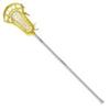 STX Aria Pro Women's Complete Lacrosse Stick,White, Strung w/Yellow Lock Pocket view 2