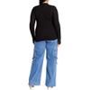 City Chic Women's Plus Size Crinkle Knit Sweater view 2