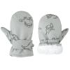 American Trends Infant Baby Gloves Winter Toddler Snow Gloves Waterproof Toddler Mittens Fleece Lined Kids Ski Mittens Grey Dinosaur M (Fits 2-3 Years) view 1