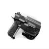 Generic Model 1 Holster for Kimber KDS9C - TLR7 - TLR7A, IWB, AIWB, Light Bearing Right & Left Hand (CARBON BLACK W/MAG CARRIER - LEFT HAND) view 2