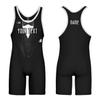 DIYUME Men Women Funny Athletic Wrestling Singlet Athletic Uniform Design Your Own Pattern, Tuxedo Black