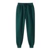 NineFit Basics Women's Green High Waist Fleece Lined Baggy Joggers with Pockets, Size XL view 1