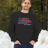 Tee Hunt Kamala Harris 24 for President Sweatshirt Let's Win This Democrat 2024 American Election Madam I'm Speaking Crewneck Black Small view 2