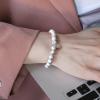 ASNAT 8mm Stone Bead Love Couple Bracelet Stone Beaded Bracelet,red Network view 2