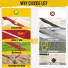 DDVLG Beach Volleyball Lines for Sand or Grass, 2inch Sand Volleyball Boundary Lines for Official Volley Ball Court 30'x60', Highly Visible, All-Weather, with Metal Anchors & Sand Bags - Red view 2