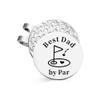 Golf Ball Marker Hat Clip Magnet for Men Best Dad Gifts for Men Dad Father from Daughter Son Wife Dad Golf Gadgets Stuff for Men Dad Daddy Birthday Christmas Valentines Gifts for New Dad Father Dada view 1