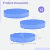 3 Pcs Foam Balance Pad, Exercise Trainer Foam, Cushion for Rehabilitation and Physical Therapy, Yoga, Pilates, Workouts, Balance Training Pads view 4
