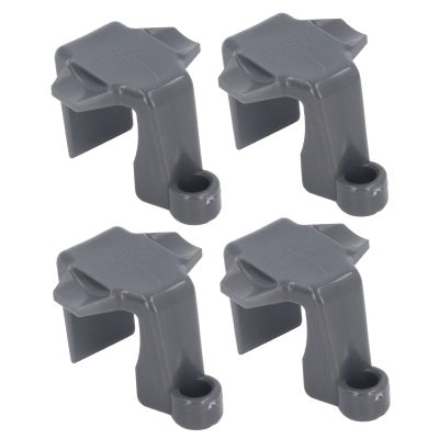 4Pcs Marine Fenders Clip Easy Adjustment Smoother Surfaces Quadrate Pontoon Rail Boat Bumper Clips for Bumper