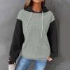 Womens Waffle Womens Short Sleeve Knit Tops Comfy Tops for Women Oversized Sweater Sweatshirt Knit Women Fall Tops view 2