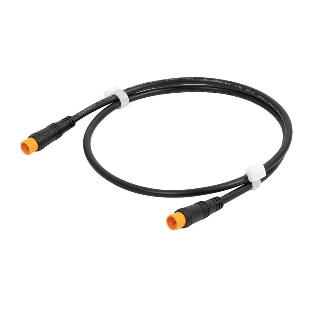 huiyany Waterproof 3Pin Extension Cable Sensor Compatible with BBS01B, BBS02B, BBSHD Electric Bicycle Motor Light Ebrake Throttle Display Ebike Conversion Cables(Male Male)