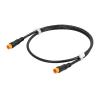 huiyany Waterproof 3Pin Extension Cable Sensor Compatible with BBS01B, BBS02B, BBSHD Electric Bicycle Motor Light Ebrake Throttle Display Ebike Conversion Cables(Male Male) view 1