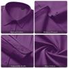 Gleeivy Purple Button Down Shirt Women Wrinkle Free Stain Shield Blouse view 3