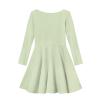 Fisoutleap Mushroom Snail Dress for Toddler Girls Back to School Casual Long Sleeve Party Dress Cartoon Twirl Dresses Teen Girls Trendy Clothes view 2