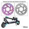 huiyany 120MM Brake Disc Compatible With NIU KQi3/KQi3 MAX/PRO KQi3 Electric Scooter 6 Holes Brake Disc Wear-Resistant With Screw Accessories(Silver) view 3