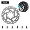 huiyany 120MM Brake Disc Compatible With NIU KQi3/KQi3 MAX/PRO KQi3 Electric Scooter 6 Holes Brake Disc Wear-Resistant With Screw Accessories(Silver) view 4