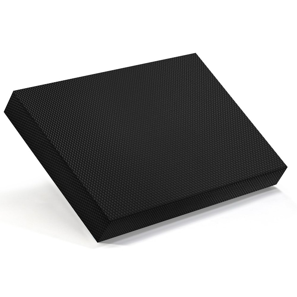 Balance Pad for Exercise 16x13x2 Inch,Non-Slip Foam Mat for Fitness,Yoga, Foam Balance Board Physical Therapy, Knee Pad for floor (Black)