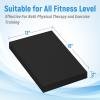 Balance Pad for Exercise 16x13x2 Inch,Non-Slip Foam Mat for Fitness,Yoga, Foam Balance Board Physical Therapy, Knee Pad for floor (Black) view 2