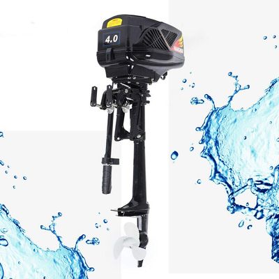 1000W Electric Outboard Motor, 48V Short Shaft Outboard Motor Engine Electric Brushless Trolling Motor with 180 Rotatable Bracket for Inflatable Boat, Fiberglass Boats (1000W Short Shaft)