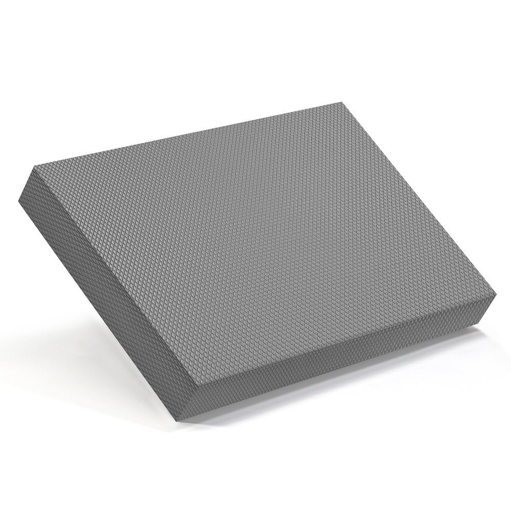 Balance Pad for Exercise 16x13x2 Inch,Non-Slip Foam Mat for Fitness,Yoga, Foam Balance Board Physical Therapy, Knee Pad for floor (Grey)