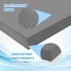 Balance Pad for Exercise 16x13x2 Inch,Non-Slip Foam Mat for Fitness,Yoga, Foam Balance Board Physical Therapy, Knee Pad for floor (Grey) view 4